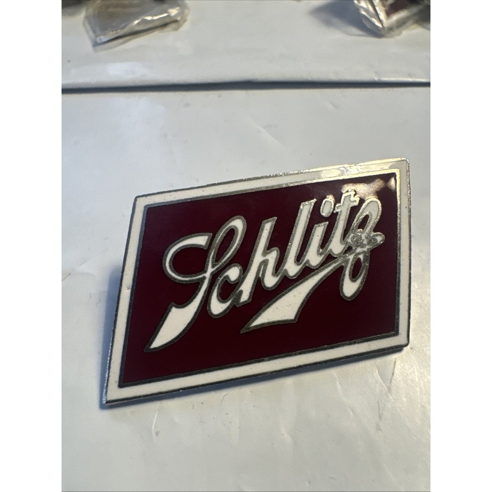 Vintage Schlitz Beer Hat Coat PIN Alcohol Advertising Charm